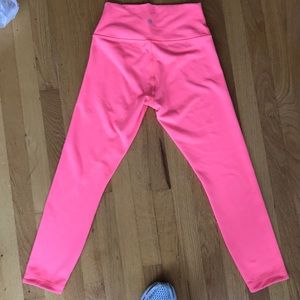 Lululemon reversible leggings pink and gray